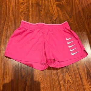 pink nike shorts